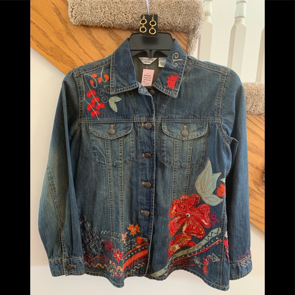 Embroidered Denim Jacket
